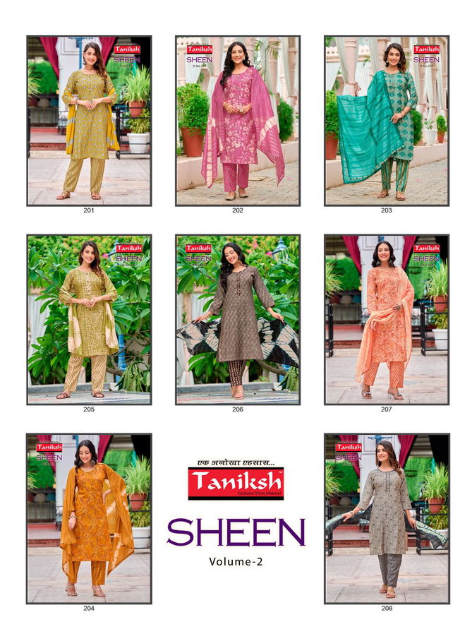 Tanishk Sheen Vol 2 Daily Wear Readymade Suits Catalog